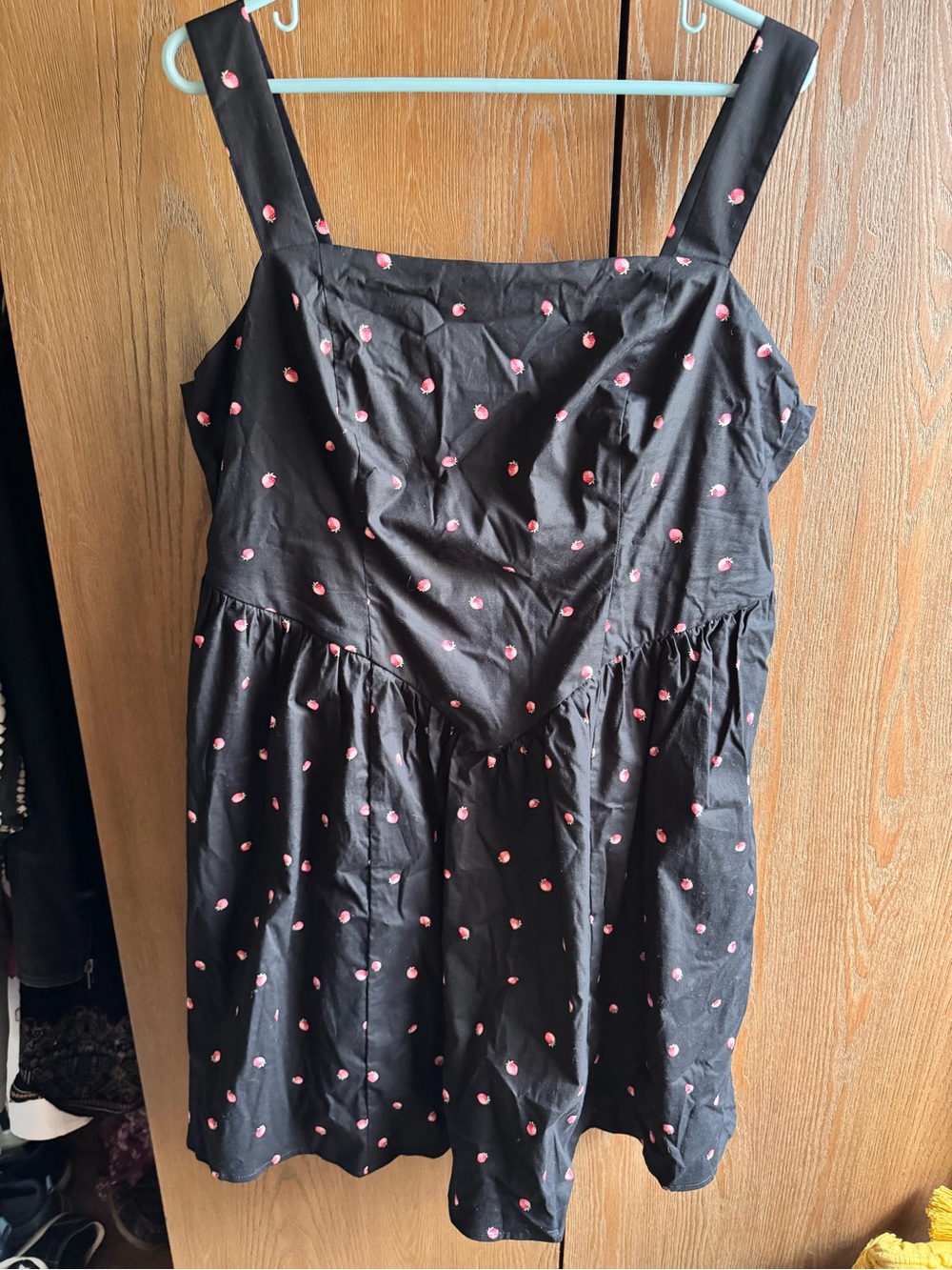torrid Black Midi Dress with Pink Dot Print - Picture 2 of 5